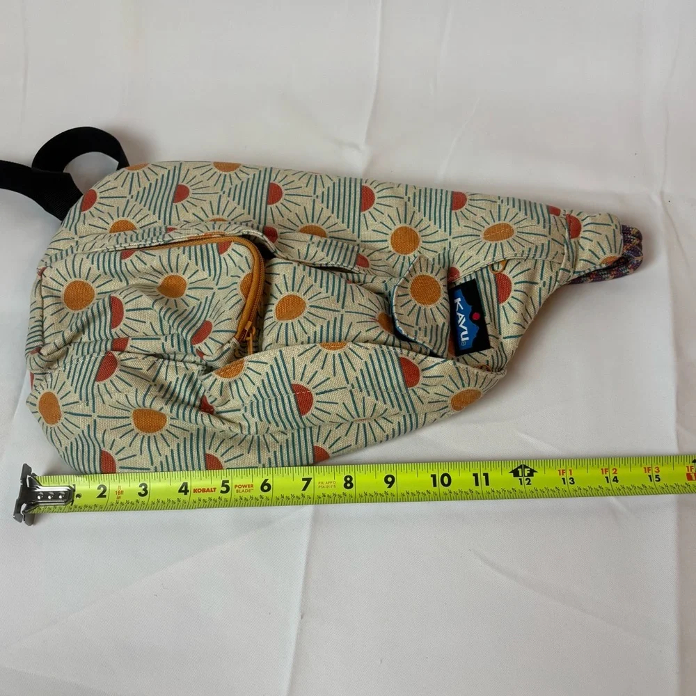 Kavu Mini Rope Sling Bag Sunsets Forever Print Unisex Shoulder Canvas - Picture 7 of 8
